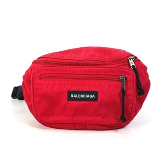 バレンシアガ(Balenciaga)のバレンシアガ BALENCIAGA エクスプローラー 482389 ショルダーバッグ  カバン クロス ボディバッグ ナイロン レッド(ボディーバッグ)