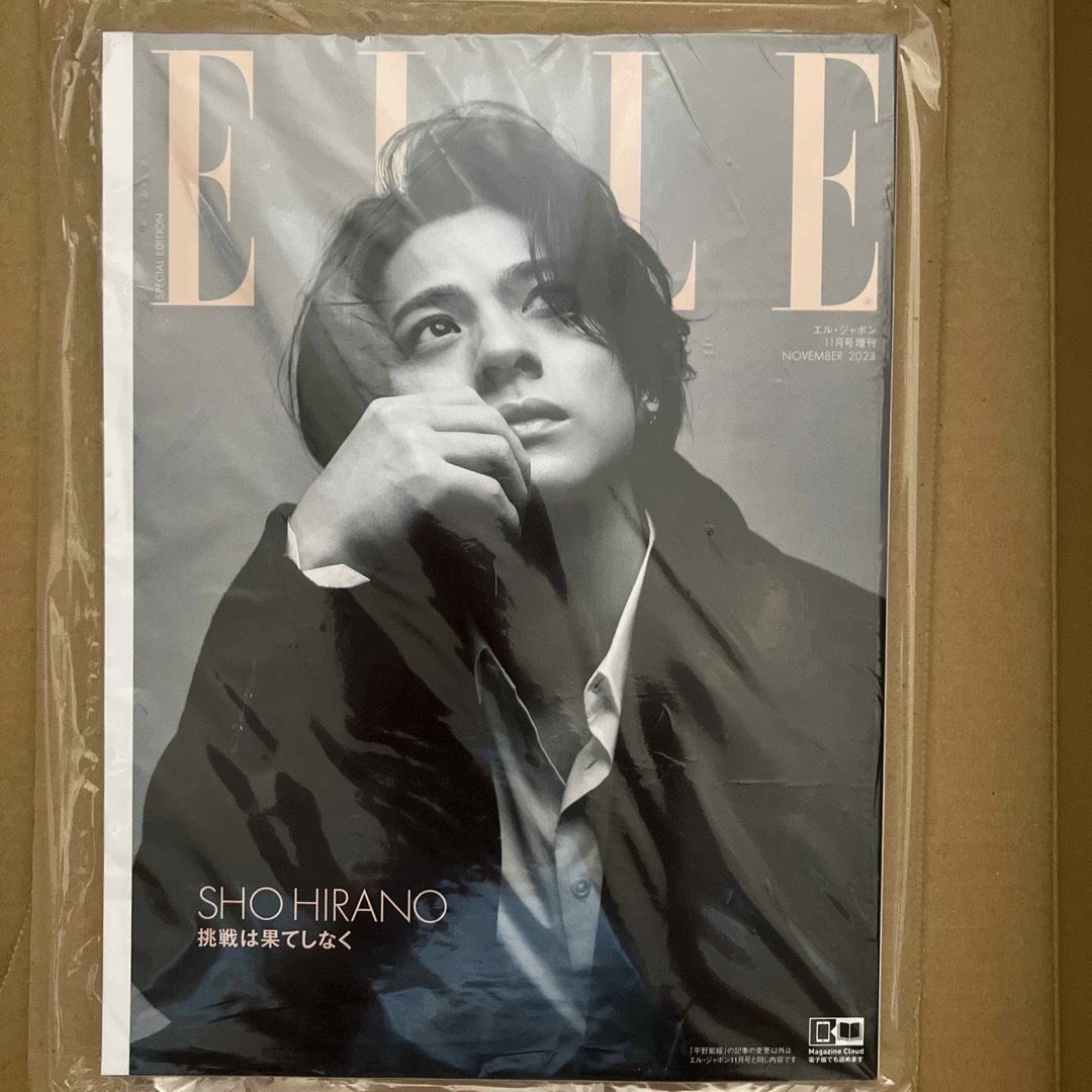 ELLE(エル)のELLE エル•ジャポン 2023•11月号《表紙:平野紫耀》 エンタメ/ホビーの雑誌(ファッション)の商品写真