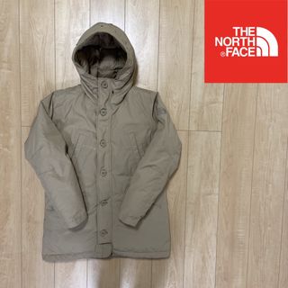 ザノースフェイス(THE NORTH FACE)の【☆訳あり☆肩ロゴ☆】ノースフェイス　中綿ロングコート　ベージュ　メンズS(その他)