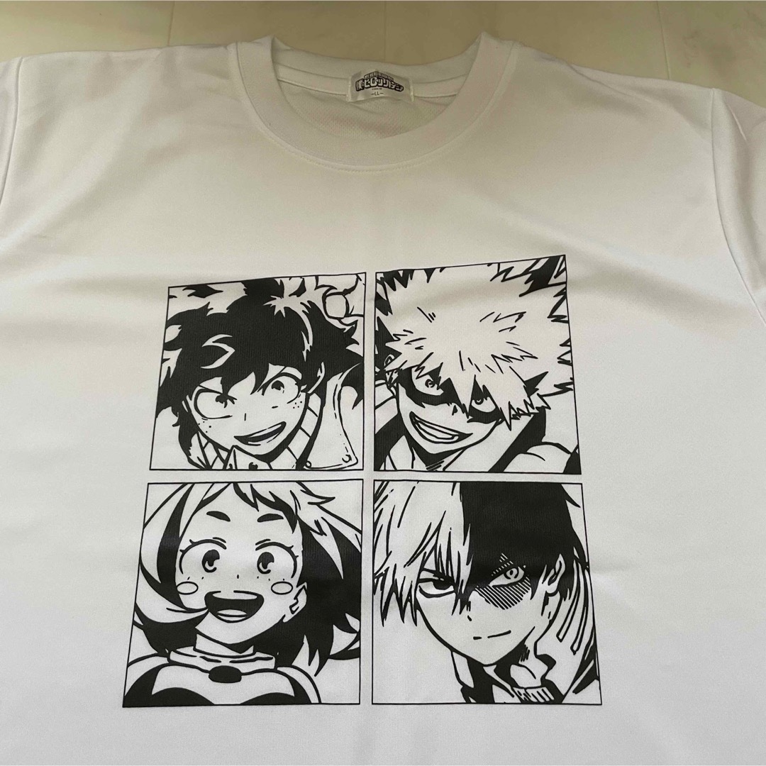 美品 ヒロアカ 緑谷出久 爆豪勝己 轟焦凍 麗日お茶子 Tシャツ レディースのトップス(Tシャツ(半袖/袖なし))の商品写真