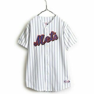00s MLB Majestic メッツ ベースボールシャツ M ユニフォームの通販 by