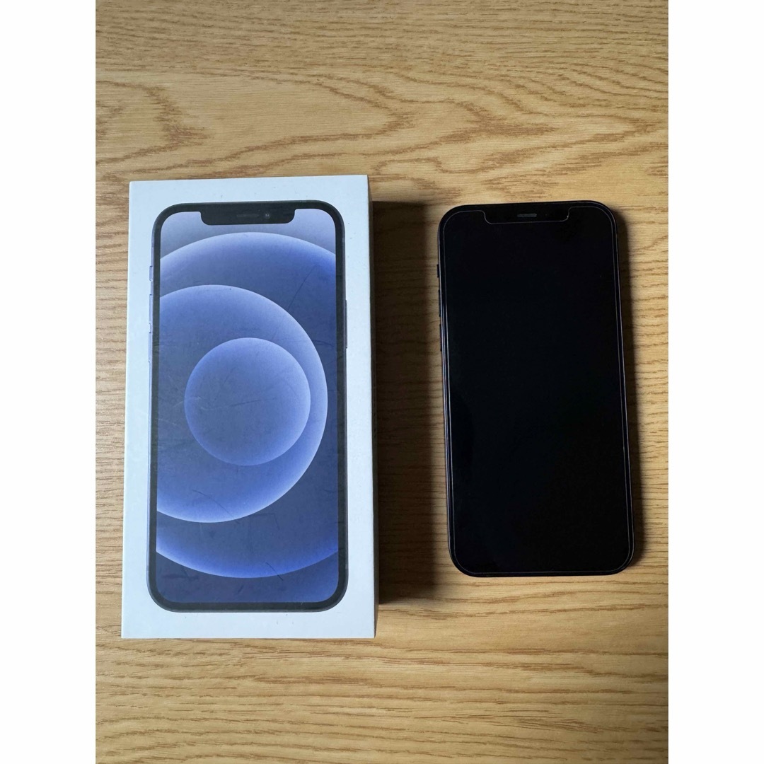 【美品】iPhone 12 ブラック 64 GB SIMフリー