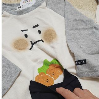 新品 子供服 長袖 ミモランド おにぎり 100 8点キッズ服男の子用(90cm~)