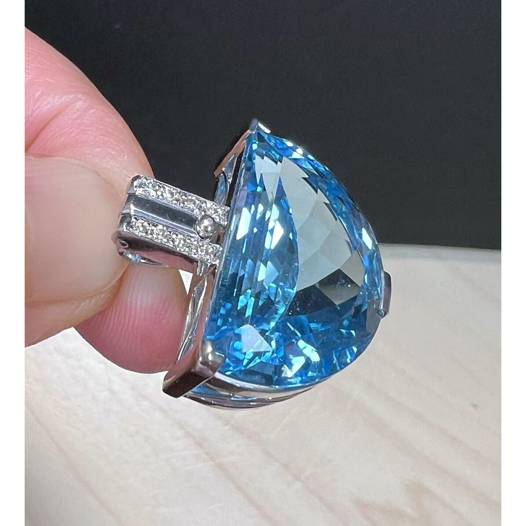 天然トパーズ ダイヤ ペンダントトップ 25.99ct k18 rの通販 by Rui