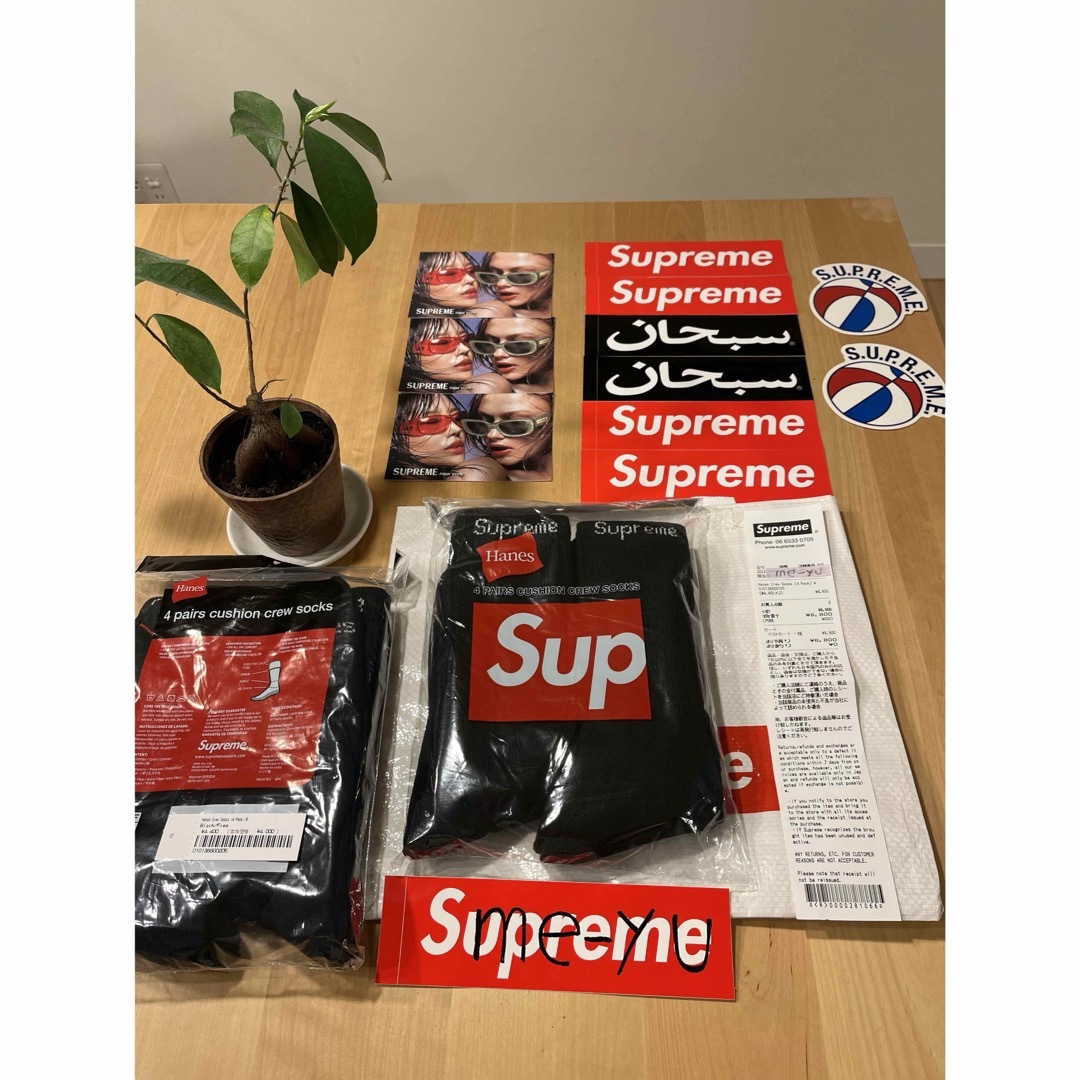 Supreme(シュプリーム)のSupreme/Hanes Crew Socks ヘインズ　ソックス　2足 メンズのレッグウェア(ソックス)の商品写真