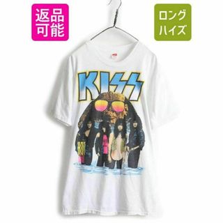 90s キッス バンド ツアープリント Tシャツ XL 当時物 オフィシャル 黒