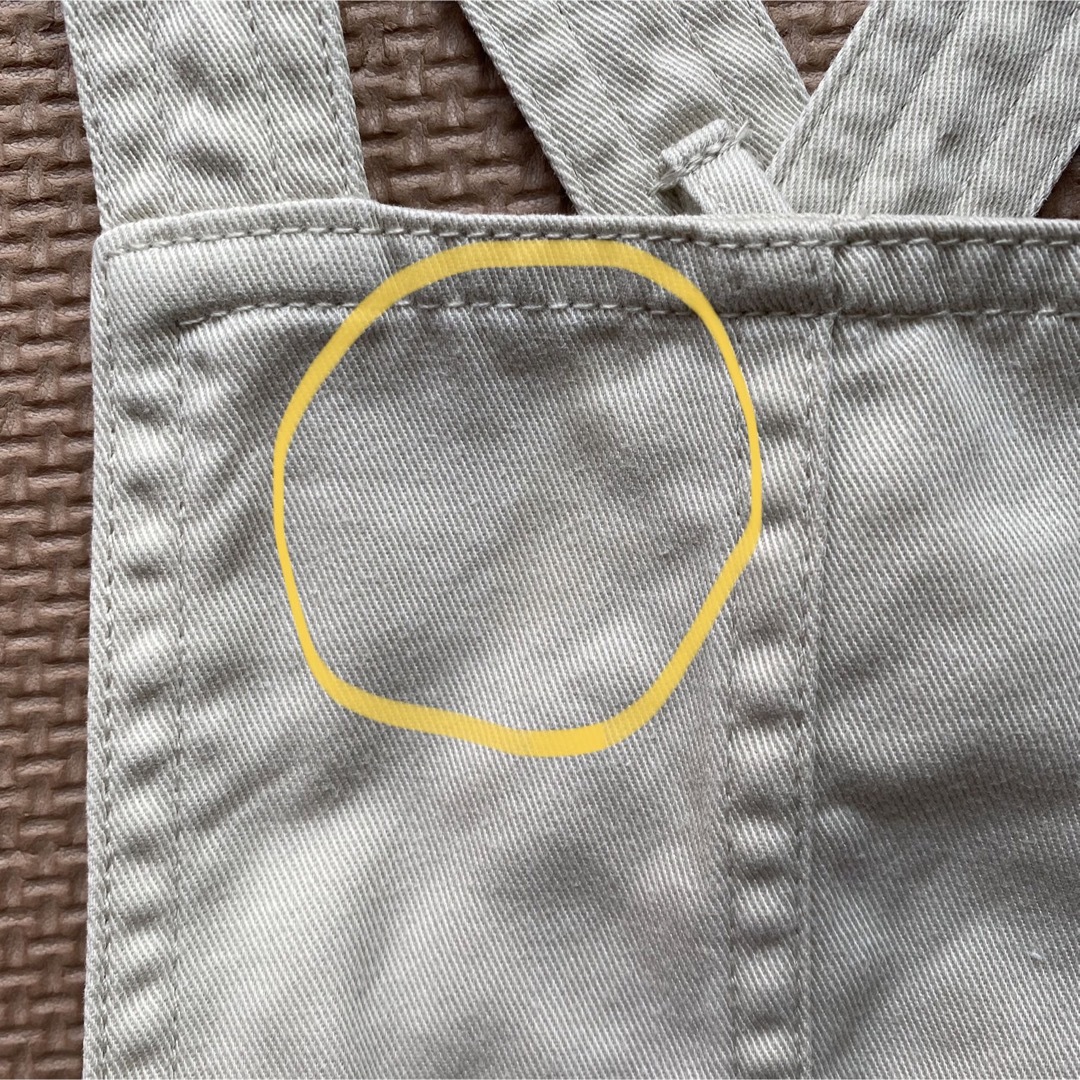 Ralph Lauren(ラルフローレン)のラルフローレン  ジャンパースカート 80センチ ベージュ キッズ/ベビー/マタニティのベビー服(~85cm)(ワンピース)の商品写真