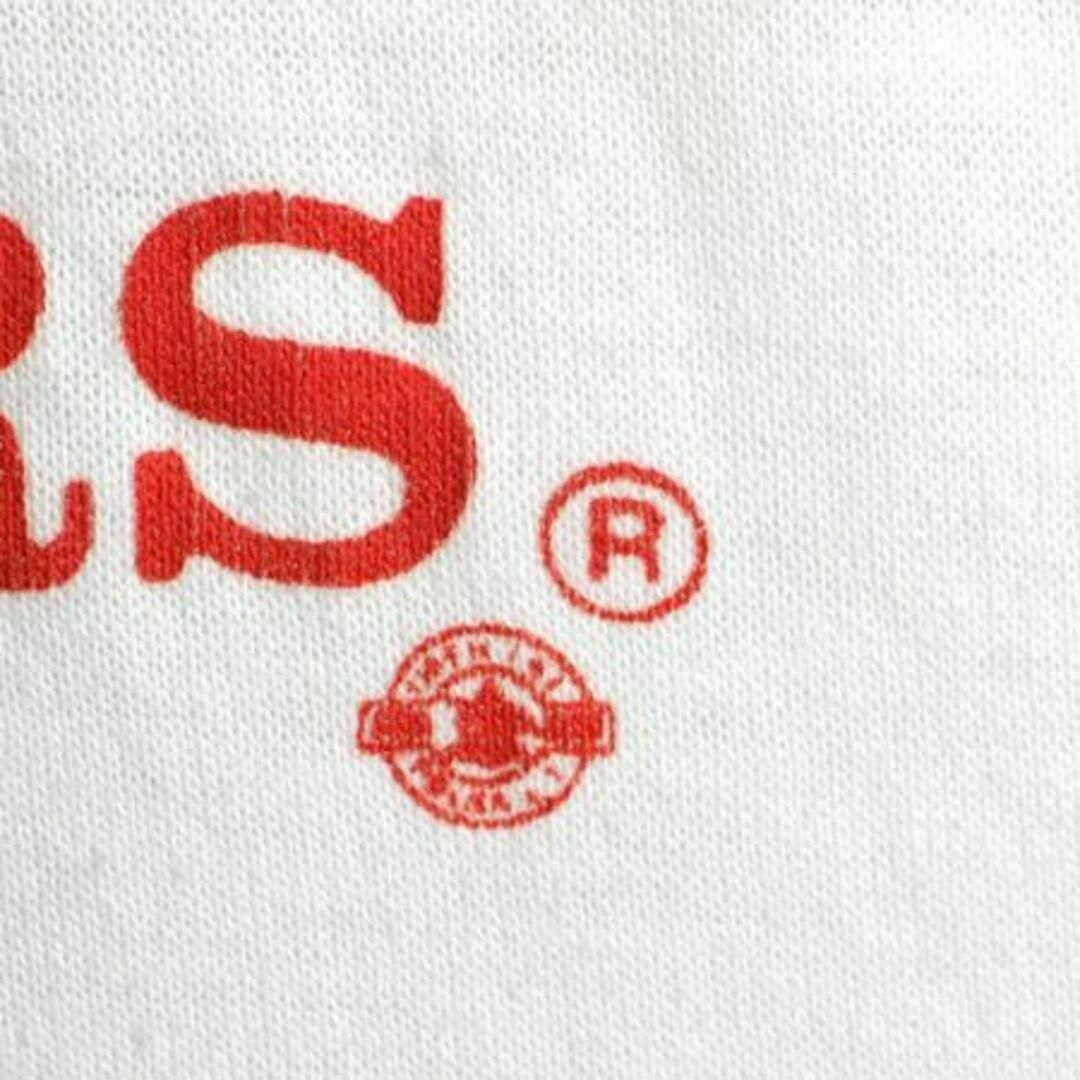 80s 90s バドワイザー プリント リンガー Tシャツ L 企業 イーグルの