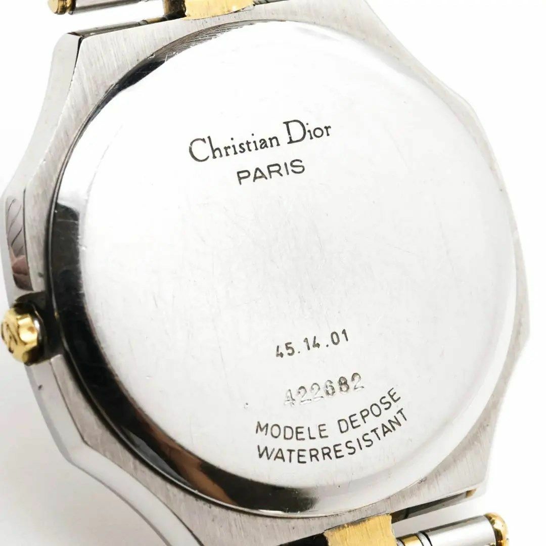 《美品》Christian Dior 腕時計 グレー デイト ヴィンテージv