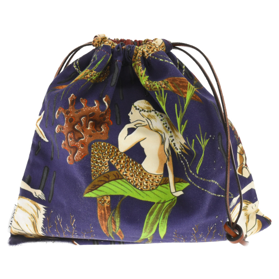 LOEWE ドローストリングポーチ Paula's Ibiza Lizard