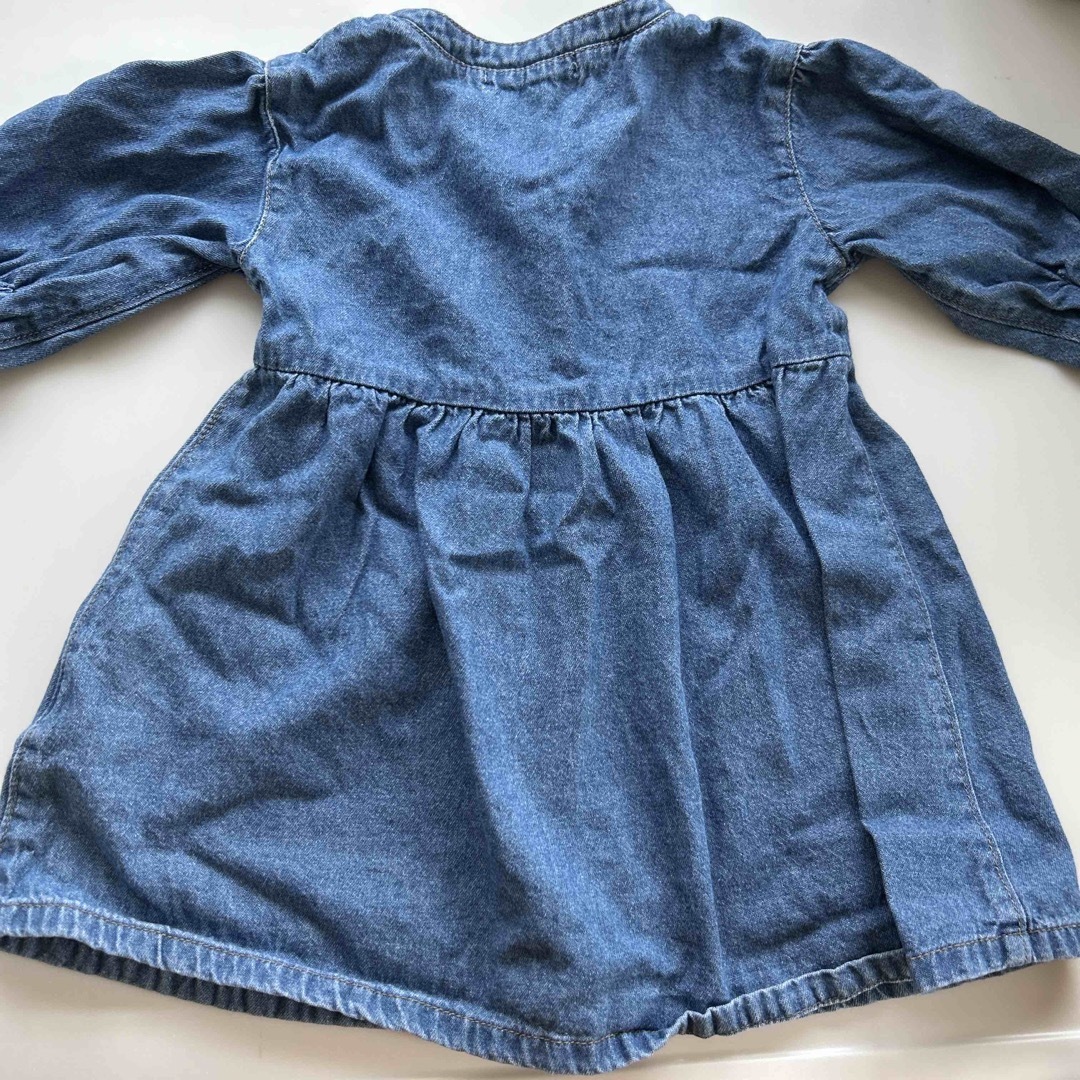 3can4on(サンカンシオン)の3can4on 7部袖ワンピース キッズ/ベビー/マタニティのキッズ服女の子用(90cm~)(ワンピース)の商品写真