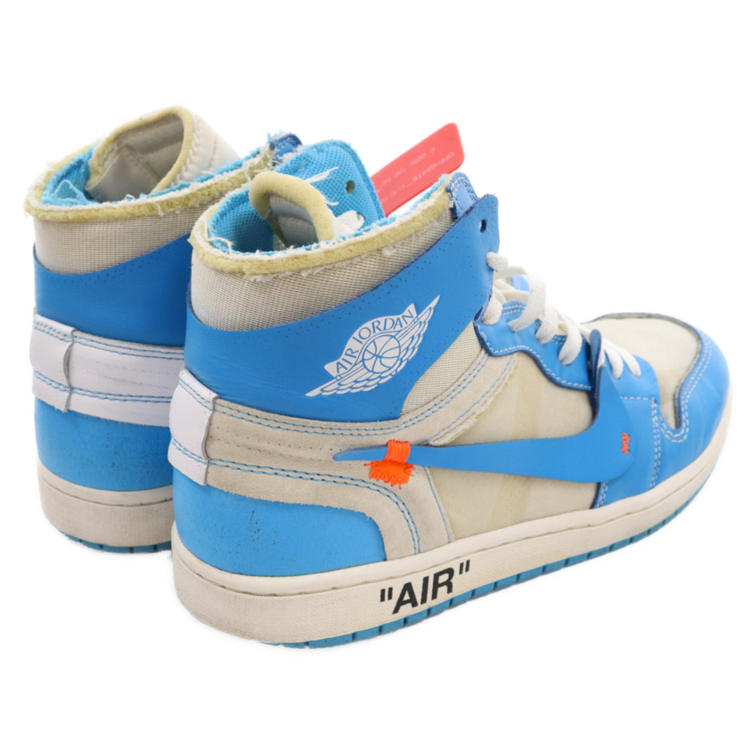 NIKE NIKE ナイキ ×OFF WHITE AIR JORDAN 1 POWDER BLUE UNC AQ
