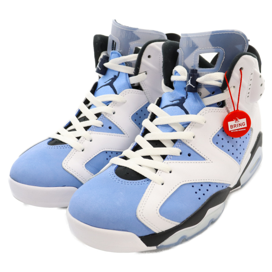 NIKE ナイキ AIR JORDAN 6 RETRO UNC CT8529-410 エアジョーダン6 レトロ ハイカットスニーカー US9.5/27.5cm ホワイト/ブルー 2