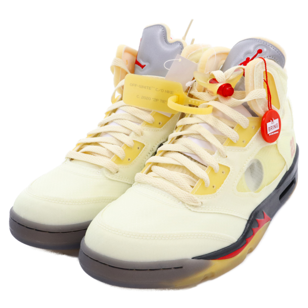 NIKE - NIKE ナイキ ×OFF-WHITE AIR JORDAN 5 RETRO SP SAIL DH8565