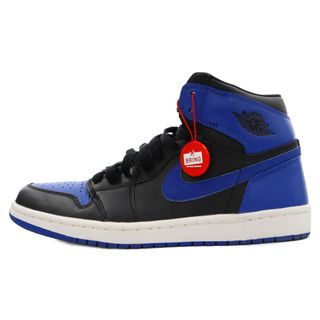 ナイキ(NIKE)のNIKE ナイキ 2001年製 AIR JORDAN 1 RETRO HIGH ROYAL 136066-041 エアジョーダン1 レトロ ロイヤル ハイカットスニーカー US8.5/26.5cm ブラック/ブルー(スニーカー)