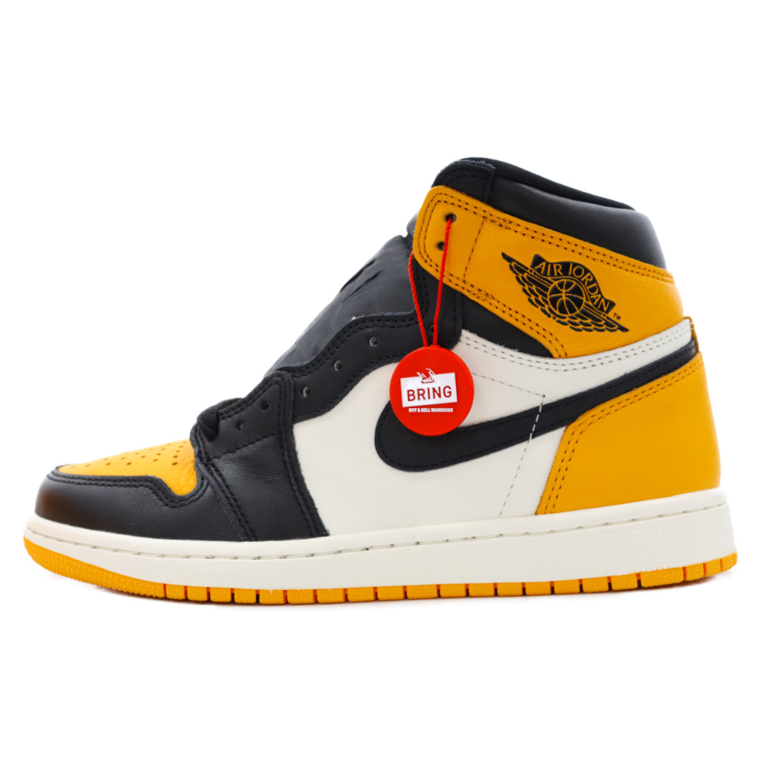 NIKE ナイキ AIR JORDAN 1 HIGH OG Taxi エアジョーダン1タクシー ハイカットスニーカー ブラック/ホワイト/イエロー US7/25cm 555088-711