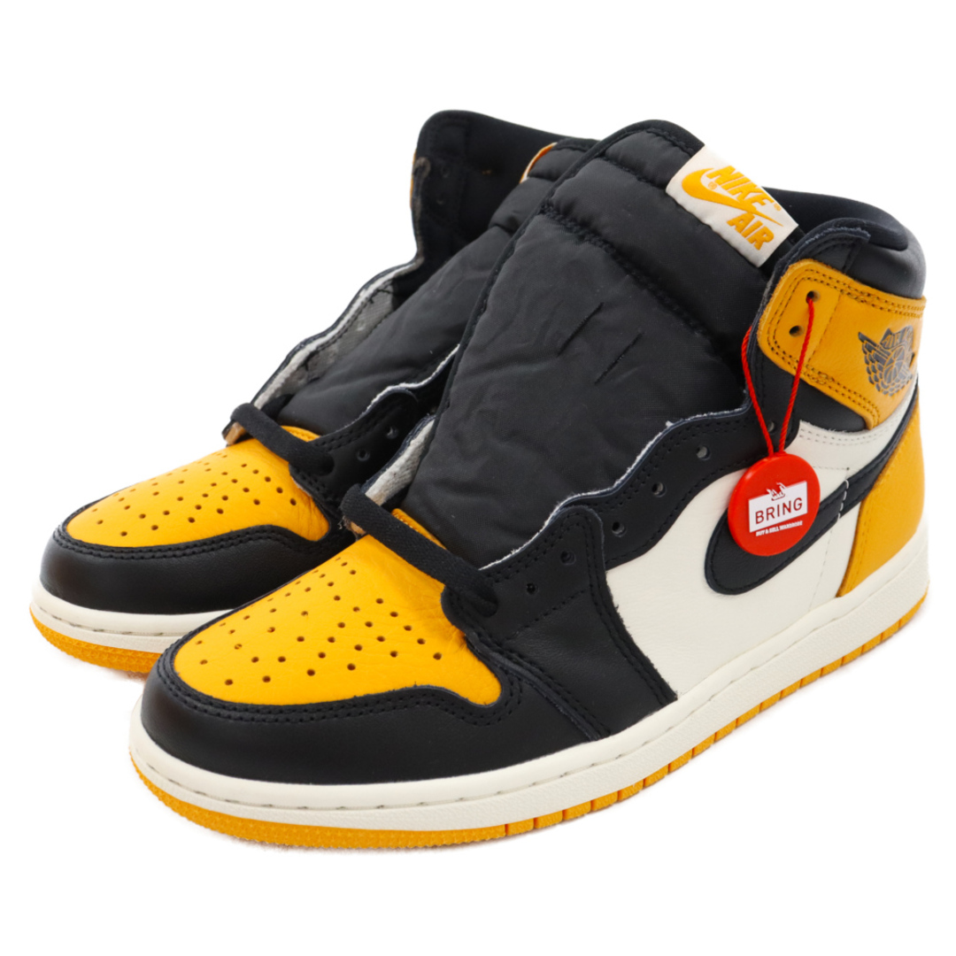 NIKE ナイキ AIR JORDAN 1 HIGH OG Taxi エアジョーダン1タクシー ハイカットスニーカー ブラック/ホワイト/イエロー US7/25cm 555088-711