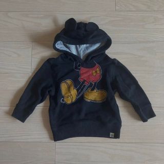 ベビーギャップ(babyGAP)のミッキー耳付き♡可愛過ぎるスウェット(Tシャツ/カットソー)