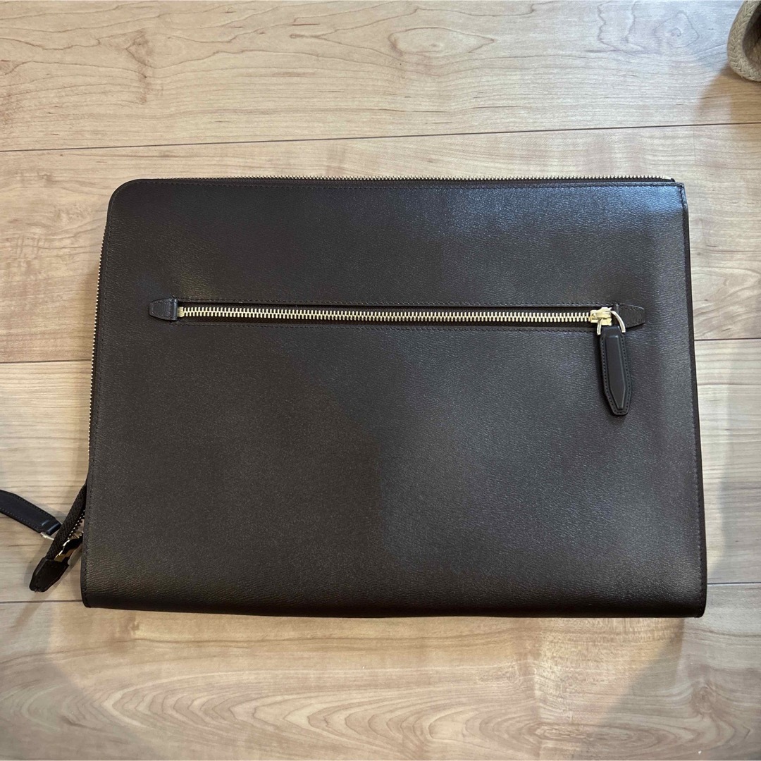 Smythson - 美品 smythson スマイソン フォリオケース グロブナー