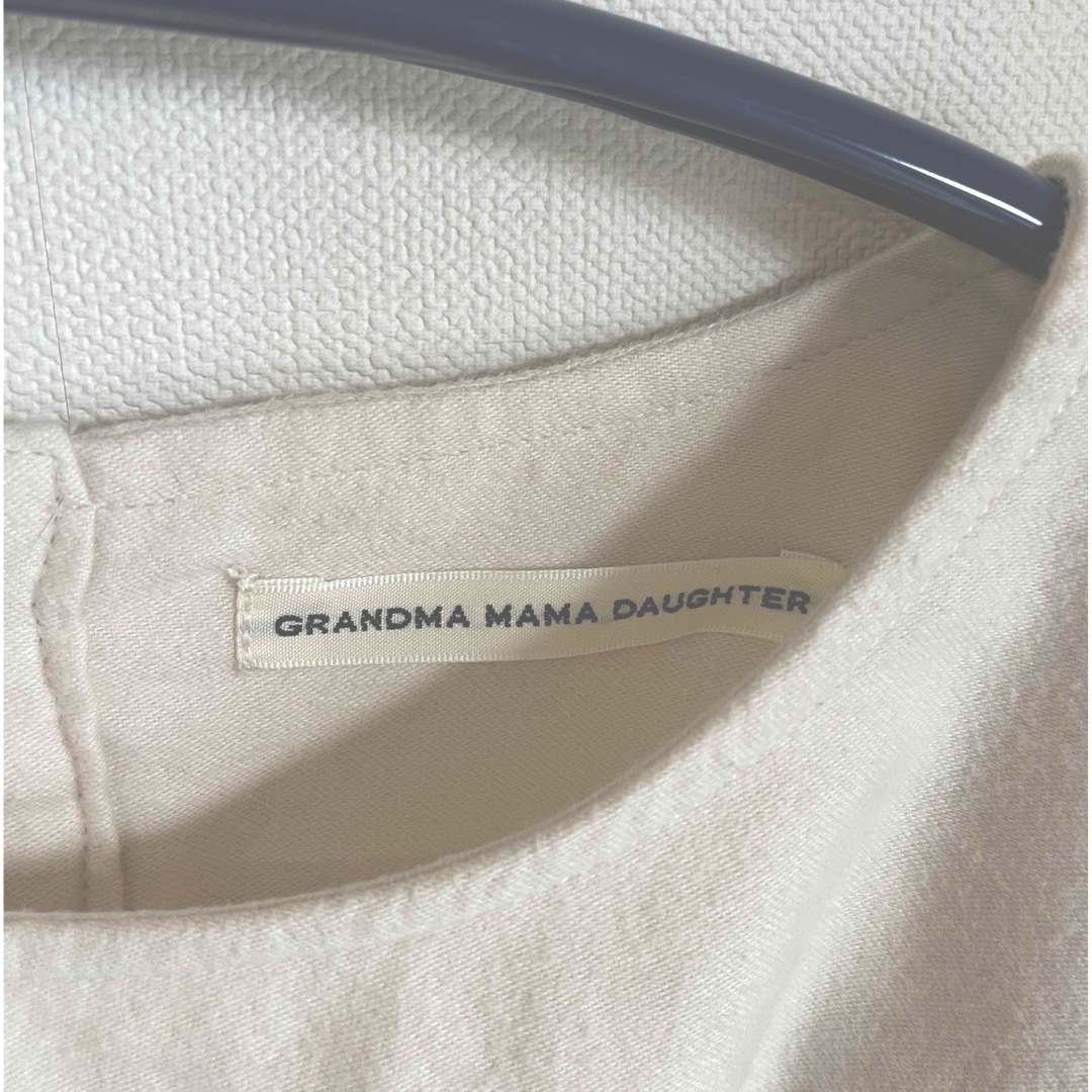 新品 GRANDMA MAMA DAUGHTER フランネル プルオーバーシャツ
