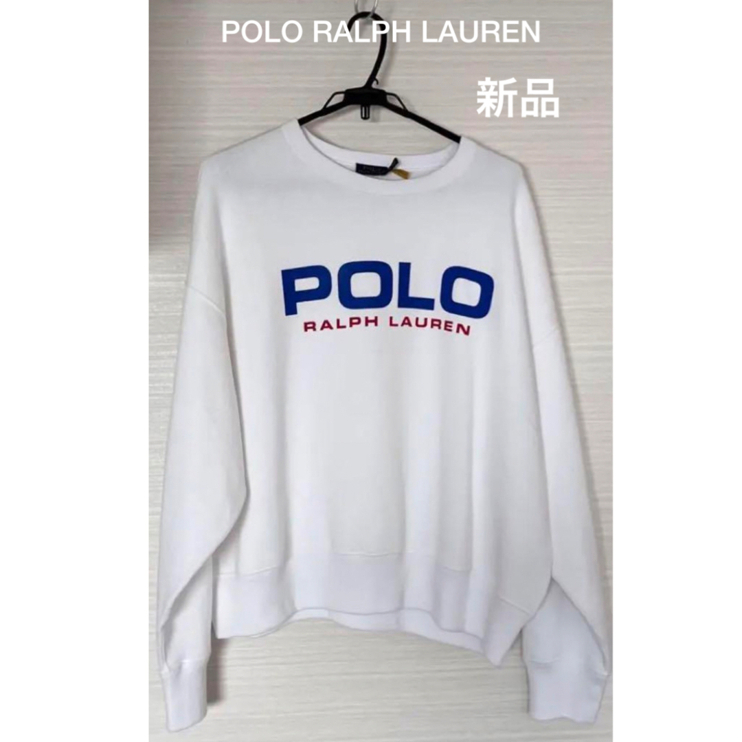 POLO RALPH LAUREN(ポロラルフローレン)のPOLO ラルフローレン　トレーナー　スエット　大きめサイズ　米国購入　新品 レディースのトップス(トレーナー/スウェット)の商品写真