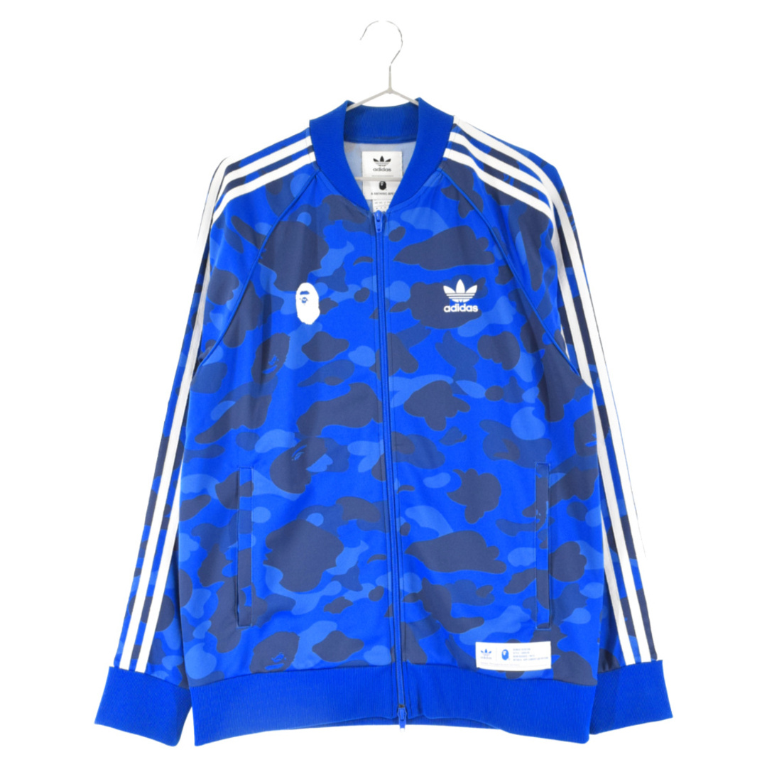 adidas アディダス ×A BATHING APE TRACK TOP DP0185×アベイジングエイプ ブルーカモ トラックジャケット