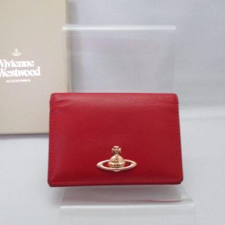 ヴィヴィアンウエストウッド(Vivienne Westwood)の【正規品・鑑定済】美品　ヴィヴィアン　カードケース　名刺入れ　定期入れ(名刺入れ/定期入れ)