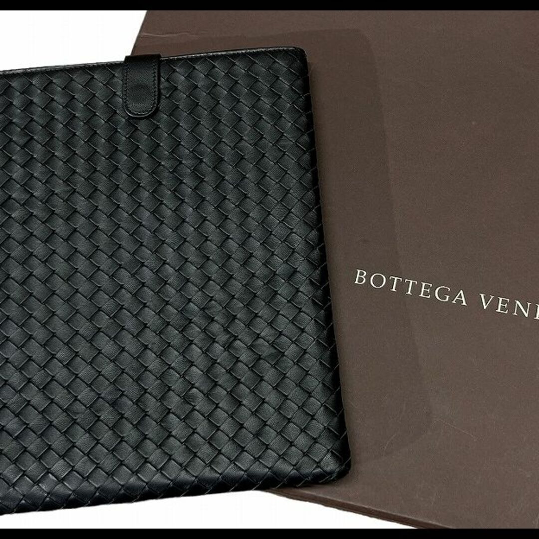 極美品 ボッテガヴェネタ イントレチャート レザー iPad タブレット ケース