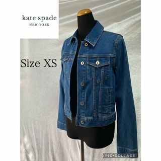 ケイトスペードニューヨーク(kate spade new york)の【美品】ケイトスペードニューヨーク　デニムジャケット　小さめサイズ　サイズXS(Gジャン/デニムジャケット)