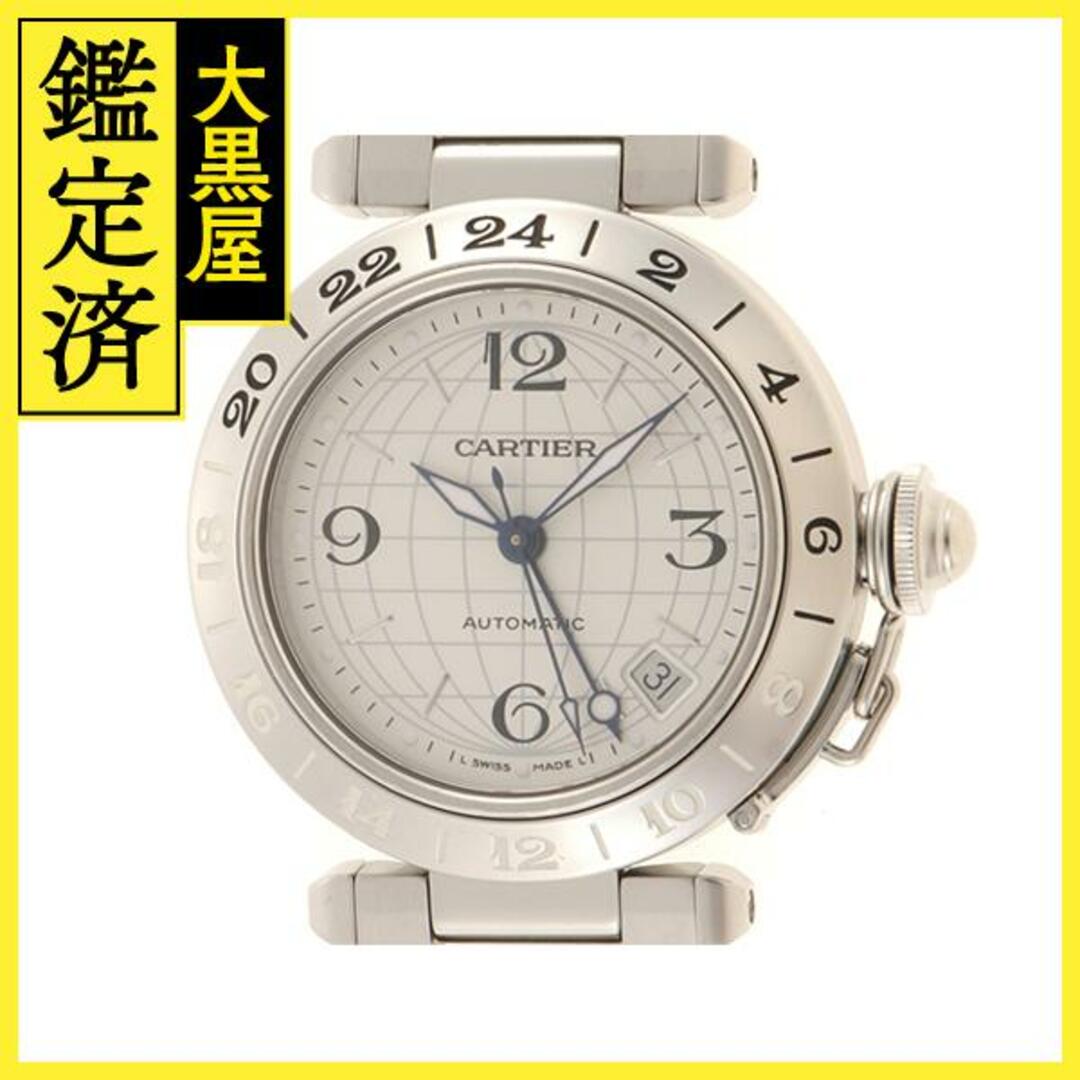 【鑑別書付き】 カルティエ 腕時計 メンズ パシャC メリディアン ダイヤモンド