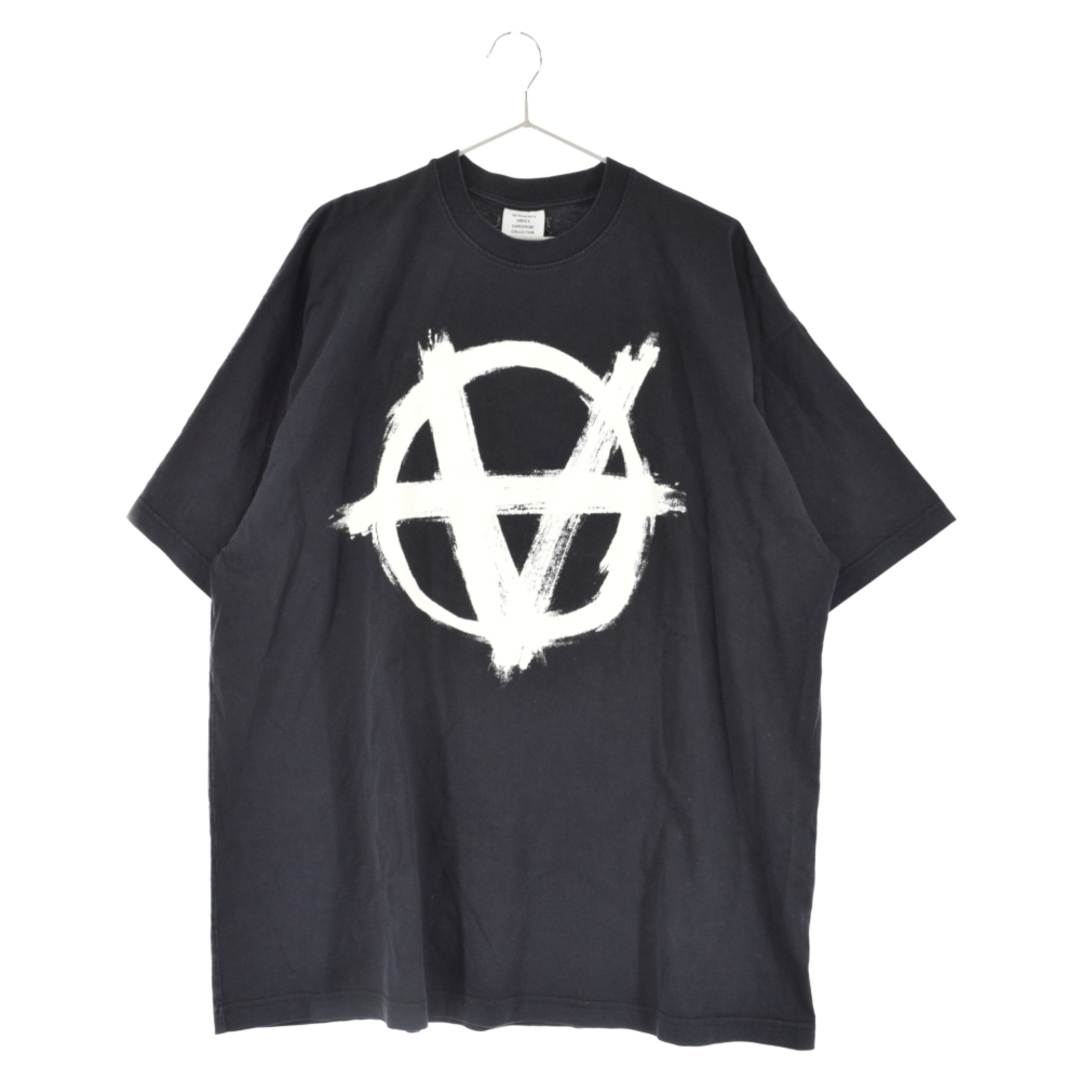 VETEMENTS ヴェトモン 22AW Double Anarchy Logo Tee ダブルアナーキー