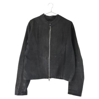 クロムハーツ(Chrome Hearts)のCHROME HEARTS クロムハーツ NEW RACER ニューレーサー ダガージップシングルライダースジャケット ブラック(ライダースジャケット)