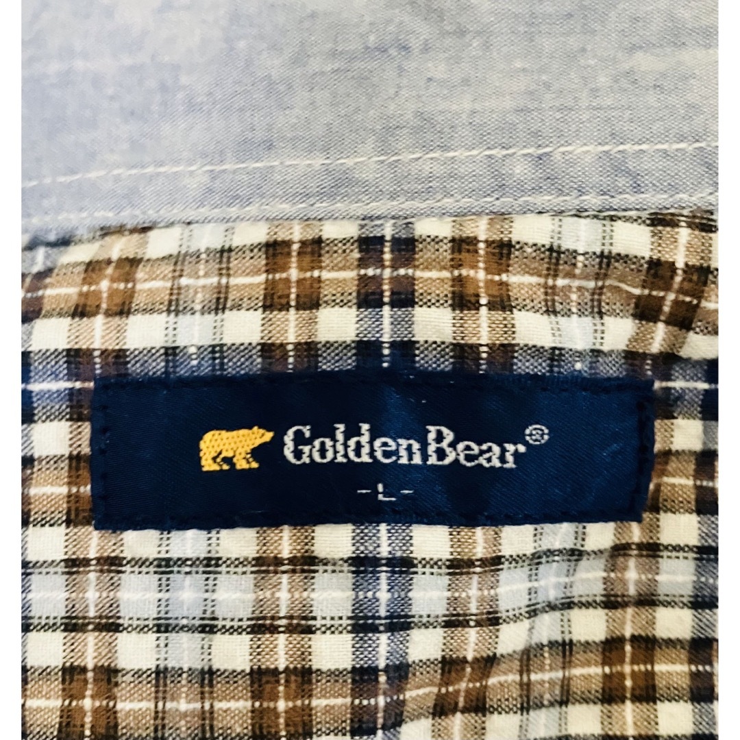 Golden Bear(ゴールデンベア)の◎Golden Bear♪ゴルフボタンダウンシャツ ☆Lサイズ メンズのトップス(シャツ)の商品写真