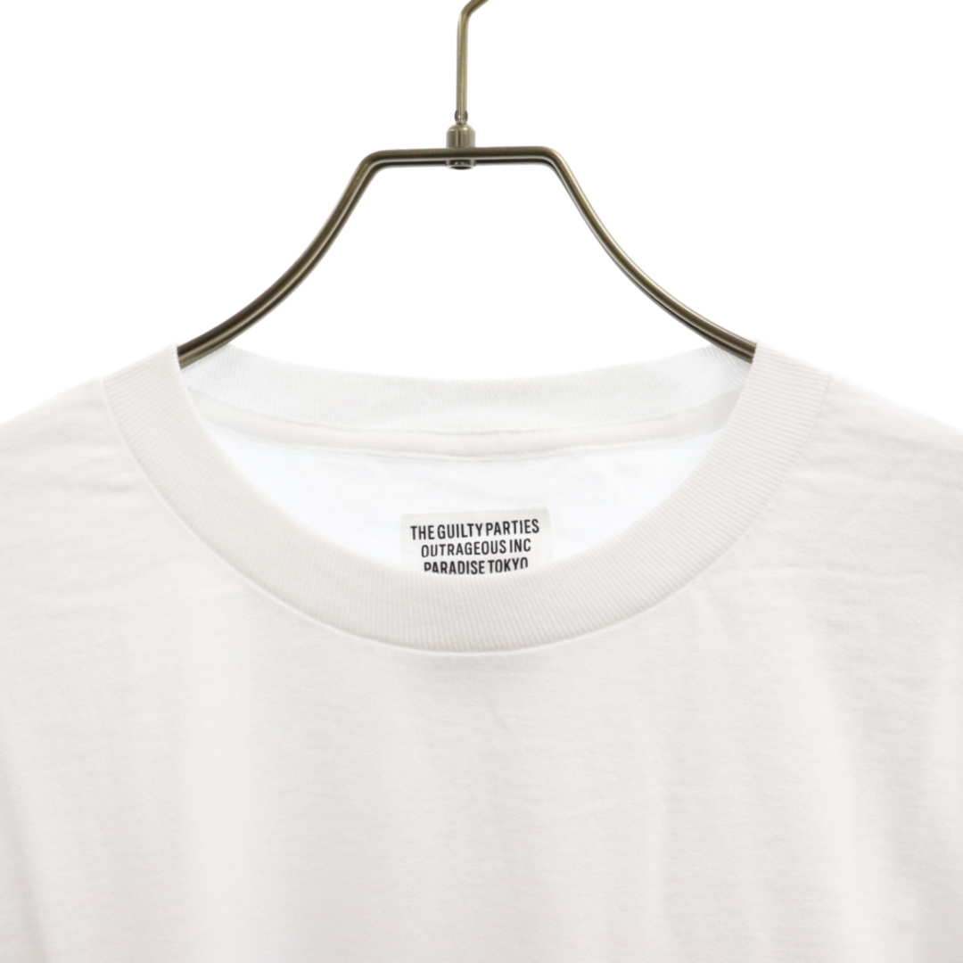 WACKO MARIA ワコマリア 23AW DEAD KENNEDYS LONG SLEEVE T-SHIRT デッドケネディーズ ロングスリーブ長袖Tシャツ ホワイト