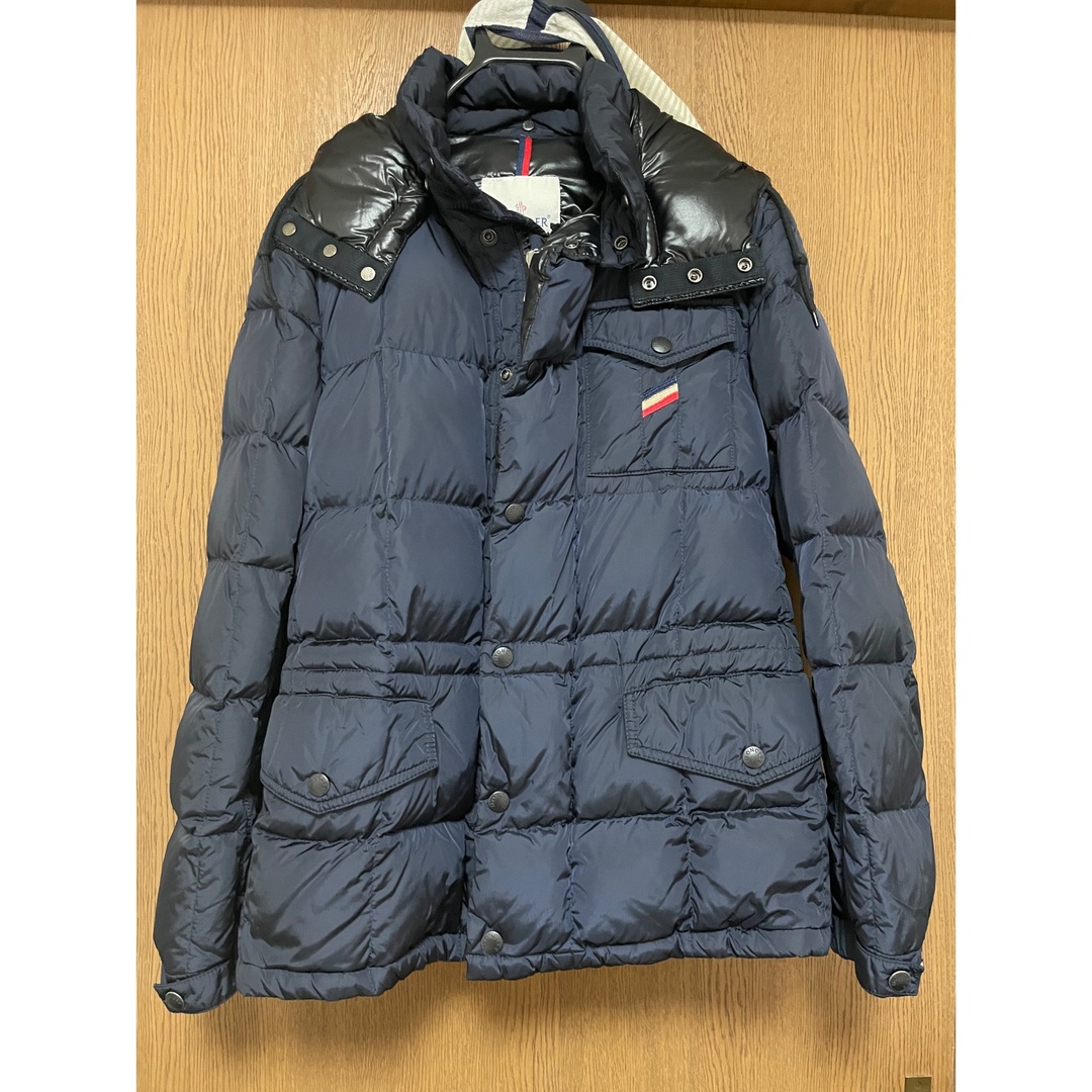 MONCLER モンクレール ダウン ALLIER トリコロール　ネイビー