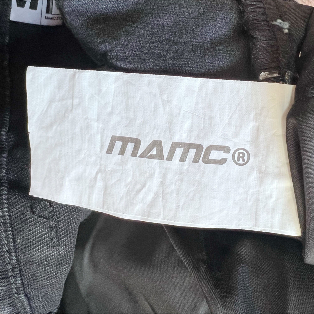 希少★MAMC エムエーエムシー リメイクデニムパンツ バギーデニムパンツ 黒色