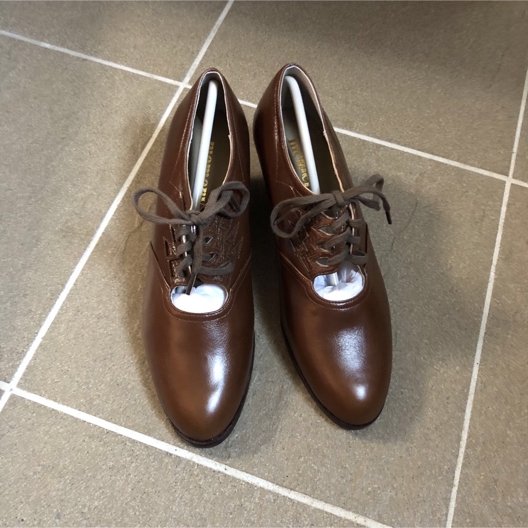 新品・未使用 1930年代風　オックスフォードシューズ　レースアップ パンプス レディースの靴/シューズ(ローファー/革靴)の商品写真