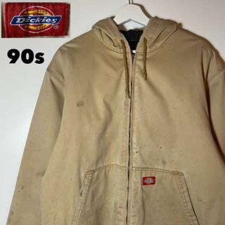 カーハート(carhartt)の【ディッキーズ】90sヴィンテージダックジャケット裏地キルティングアメリカ古着(ブルゾン)