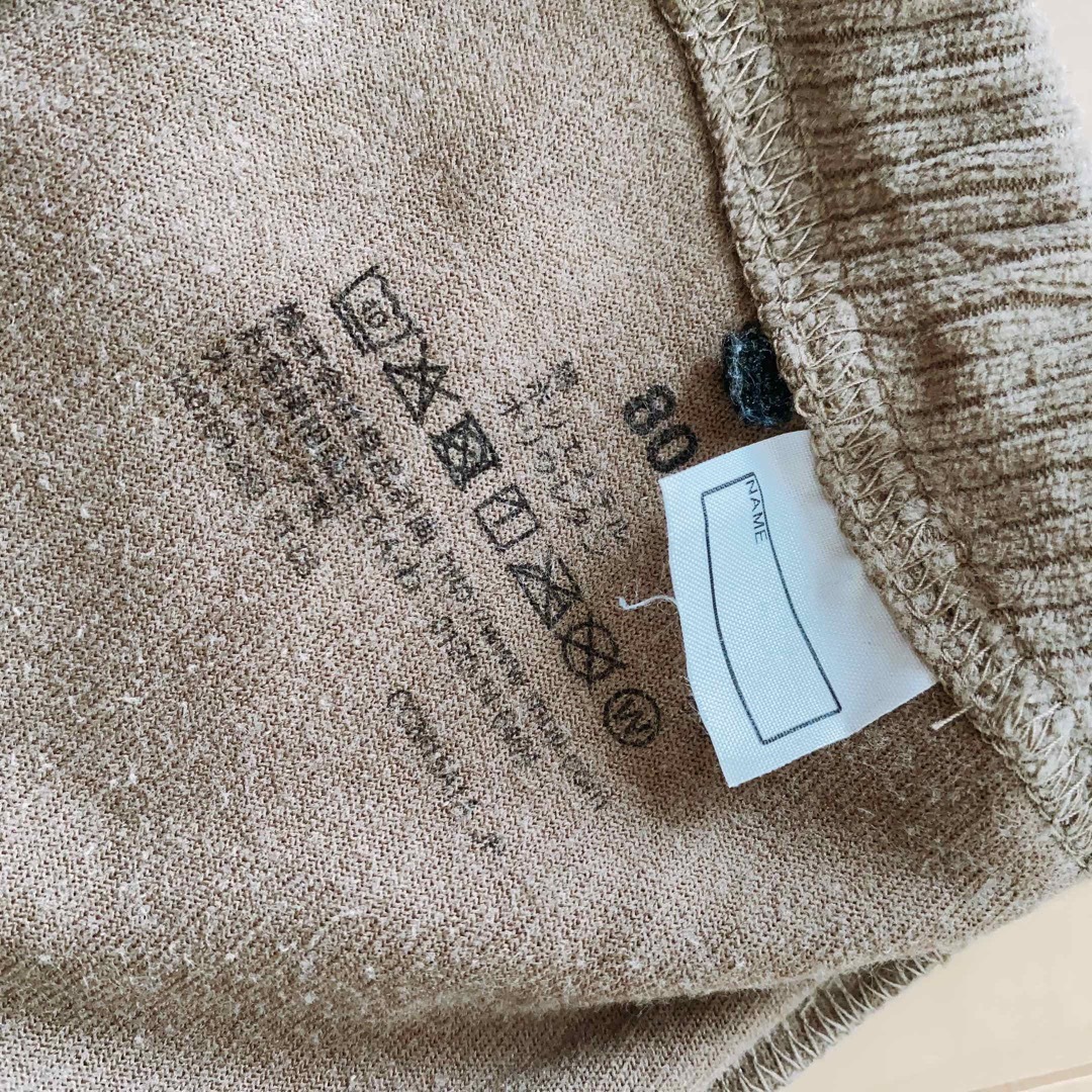 UNIQLO(ユニクロ)のベビー　コーデュロイ　レギンス　パンツ　80　２枚セット　ユニクロ　無印良品 キッズ/ベビー/マタニティのベビー服(~85cm)(パンツ)の商品写真