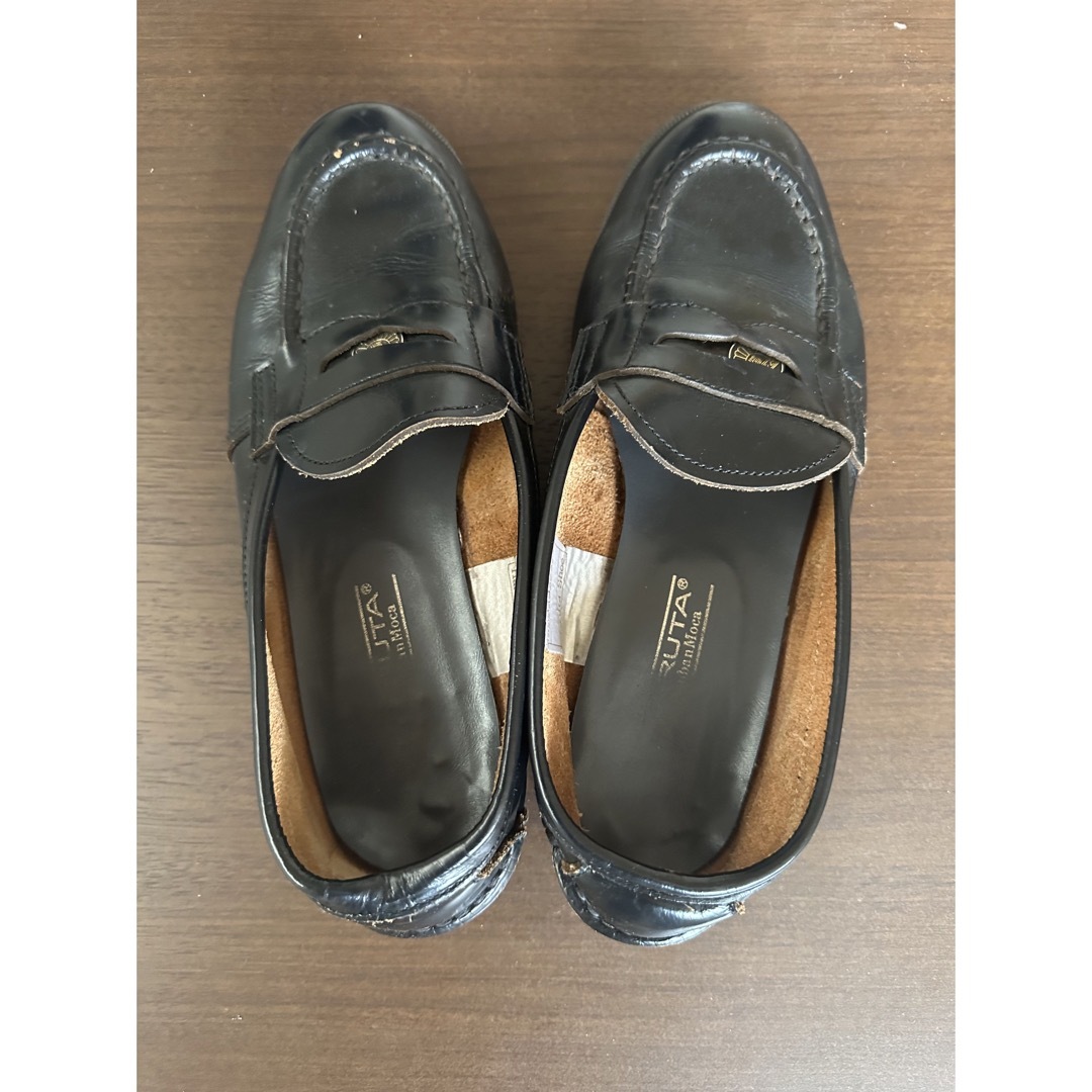 HARUTA(ハルタ)のだっちゃんさん専用HARUTA 黒色ローファー レディースの靴/シューズ(ローファー/革靴)の商品写真