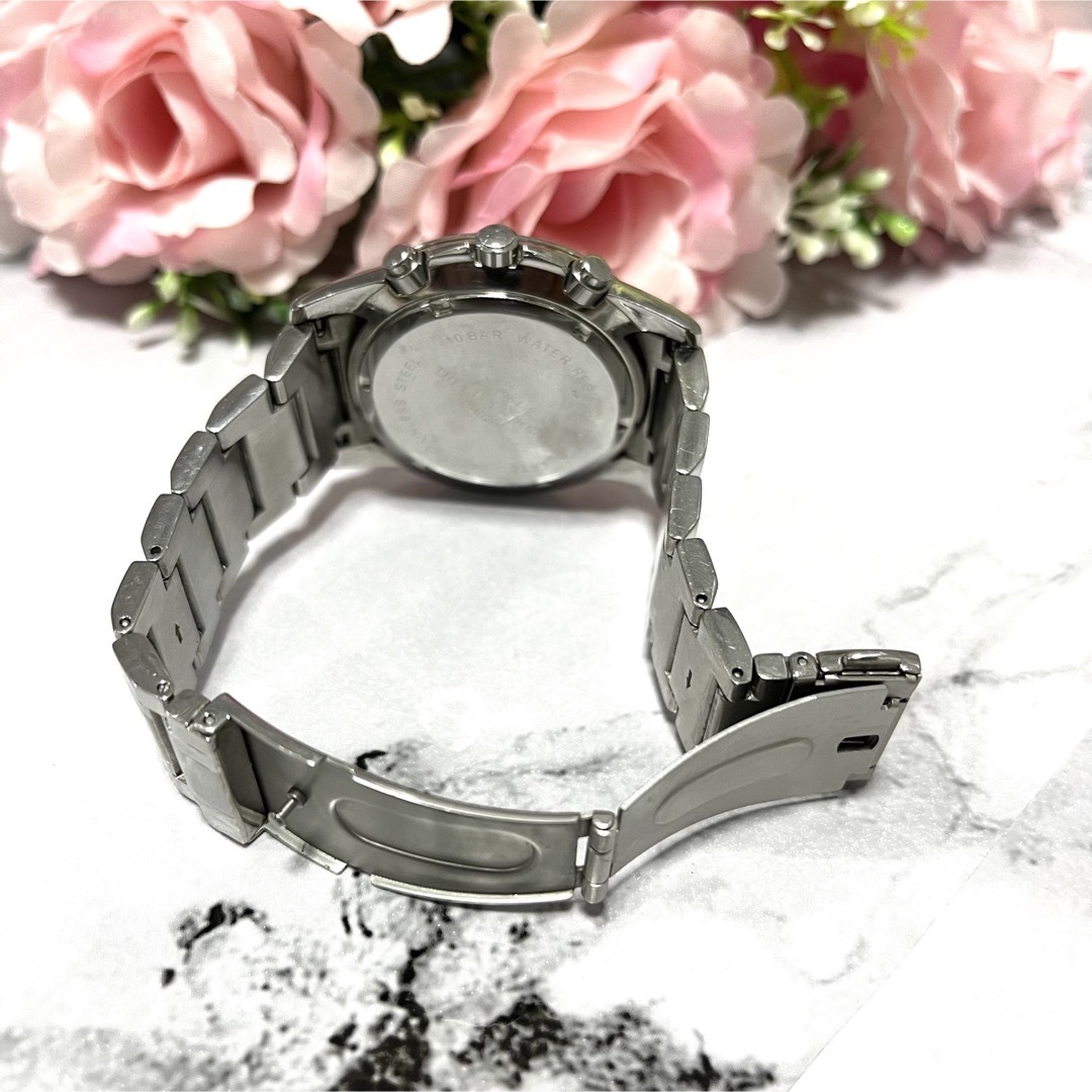 【稼働品】THE CLOCK HOUSE ザクロックハウス 腕時計 クロノグラフ メンズの時計(腕時計(アナログ))の商品写真