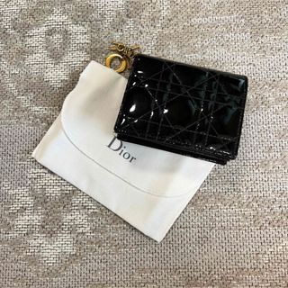 未使用品】 Christian Dior がま口折り財布 5452 折り財布 ...