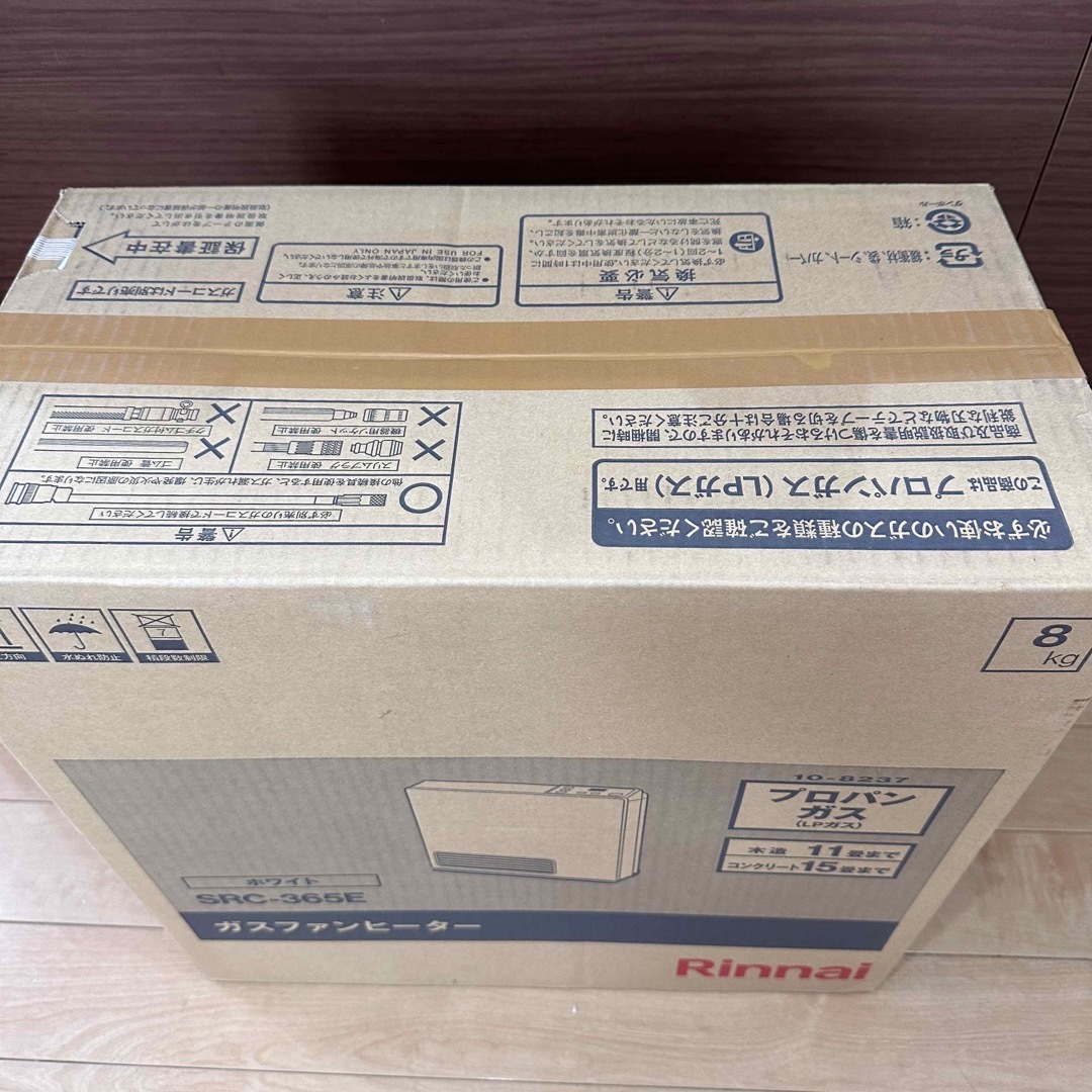 ② 新品 リンナイ ガスファンヒーター SRC-365E-LPGの通販 by K