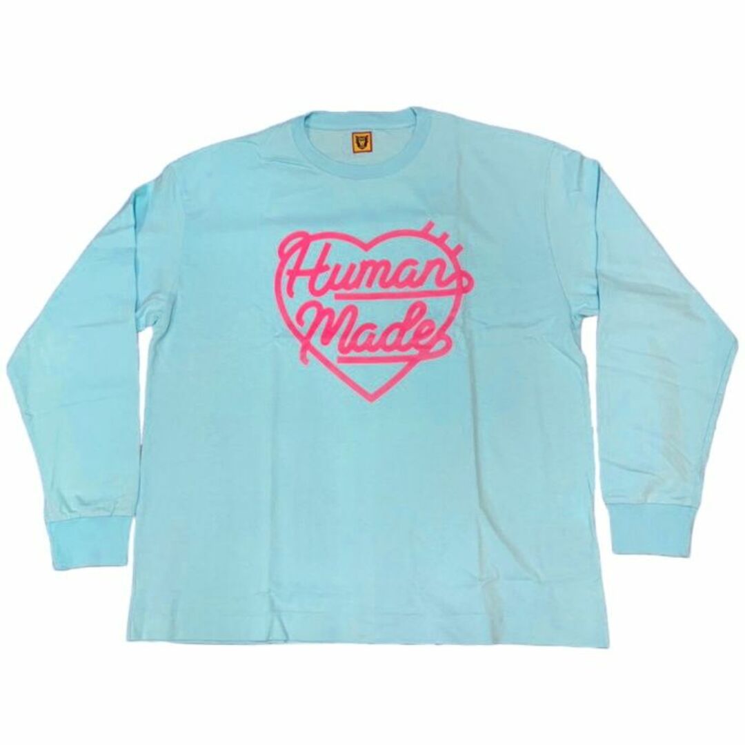 HUMAN MADE - Human Made HEART L/S T-SHIRT Blue XLの通販 by palmnut