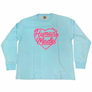 HUMAN MADE   Human Made HEART L/S T SHIRT Blue XLの通販