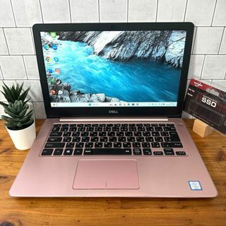 【かわいい】DELLピンクシャンパン☘7世代i3☘️新品NVMeSSD512GB