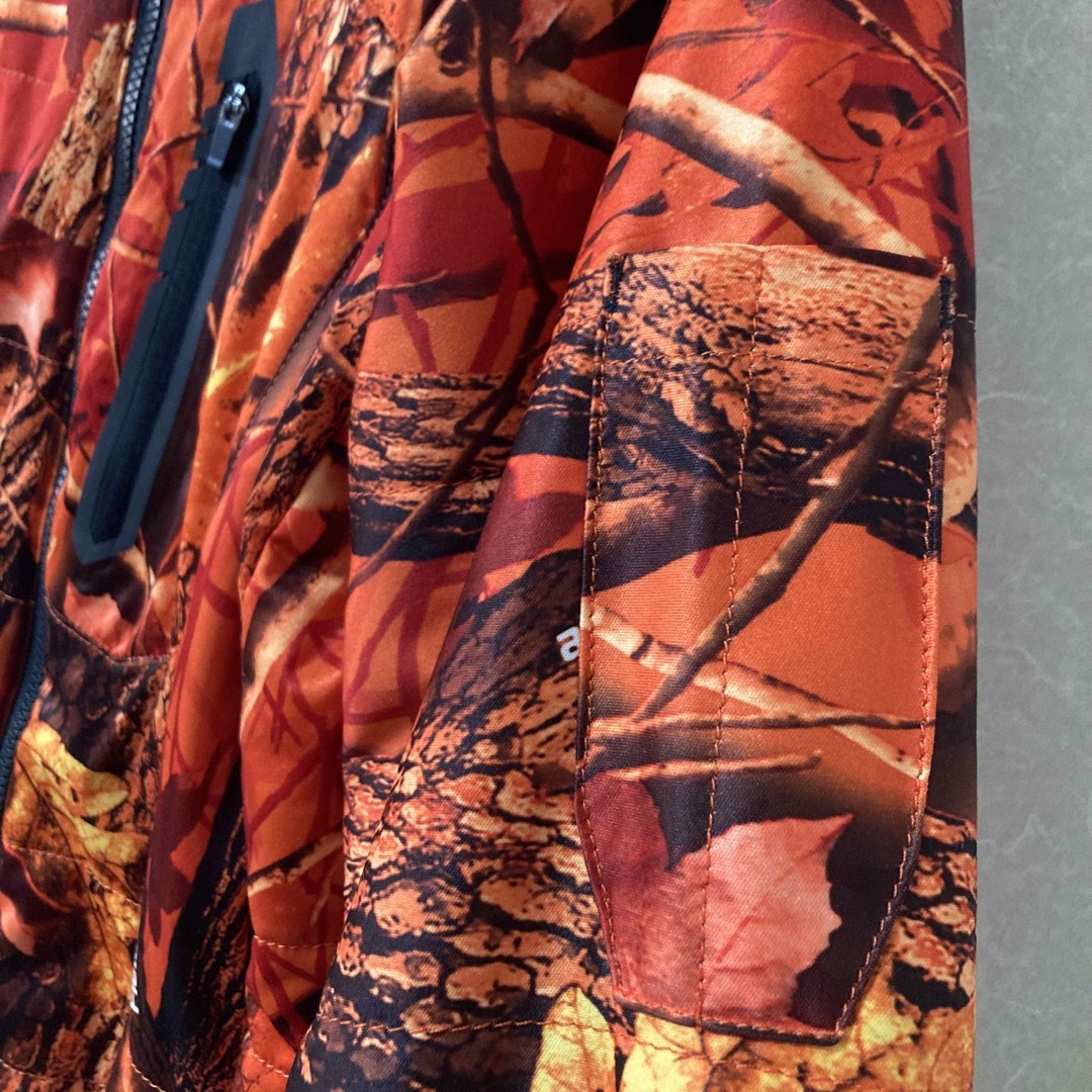 WORKMAN(ワークマン)の軽量 撥水 ストレッチブルゾン オレンジ 作業着 美品 ワークマン ユニセックス メンズのジャケット/アウター(ブルゾン)の商品写真