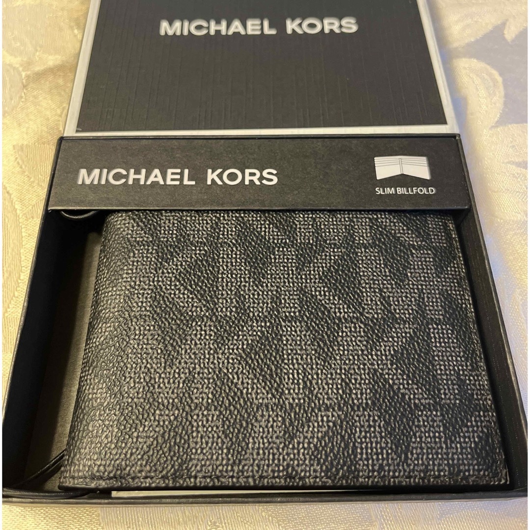 新品 MICHAEL KORS マイケルコース 折り財布 ブラック 黒色