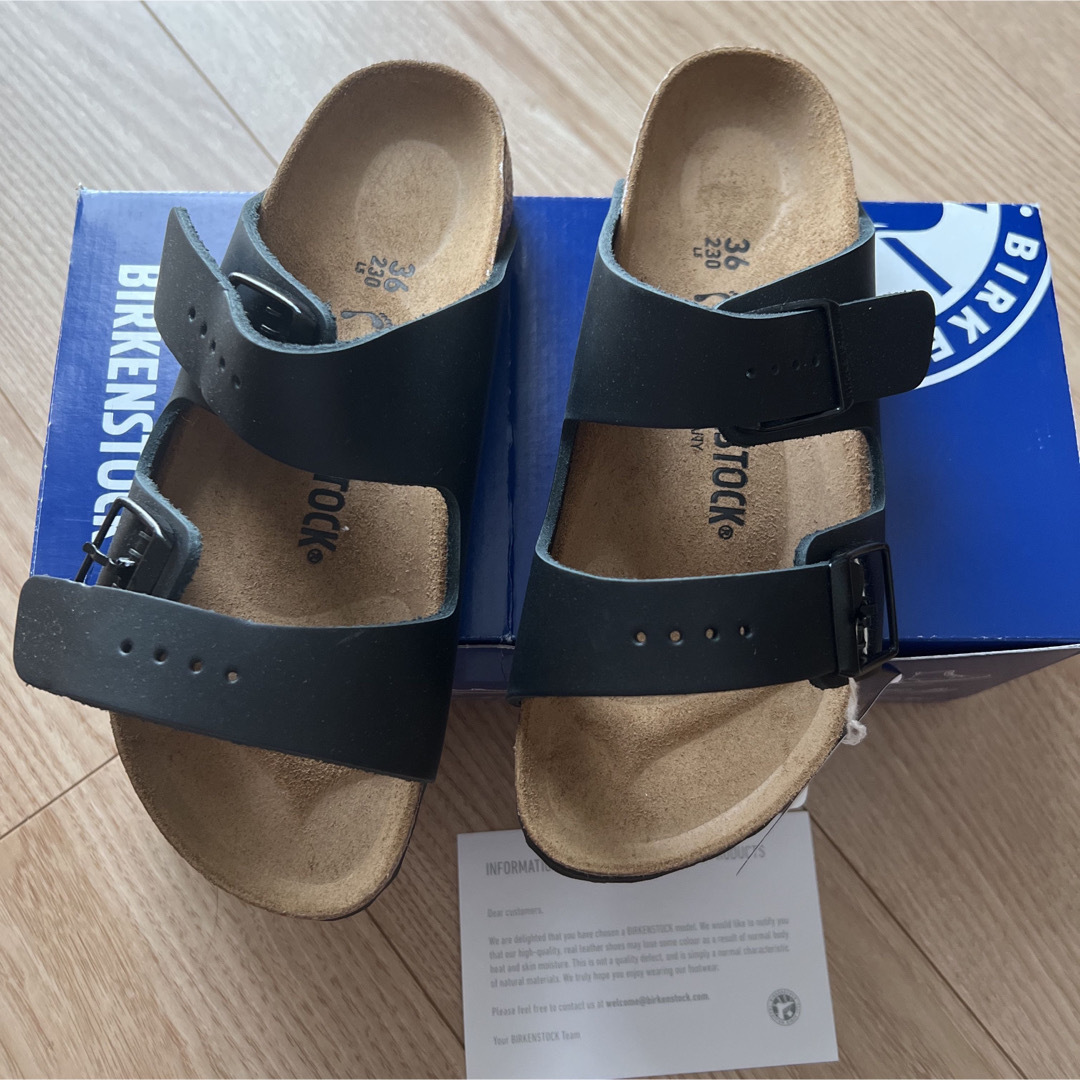 BIRKENSTOCK本革ｻﾝﾀﾞﾙ黒36