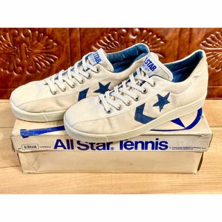 コンバース(CONVERSE)の★70s!USA!コンバース オールスター テニス 白/青 デッド 238★(スニーカー)